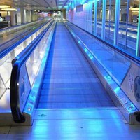 บันไดเลื่อน Walkway ทางเดินกว้าง 1200 มม. Shopping Mall Airport Inclined Travelator